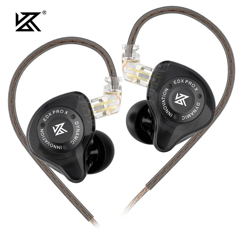 KZ EDX PRO X Dynamic Drive Earphone HIFI Bass Earbud Sport Music Cancelling Headsets KZ EDX PROX ZSTX ZSN PROX EDC EDA ZVX
