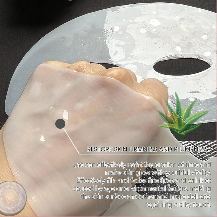 Bio Collagen Deep Hydrating Face Mask – Overnight Pore-Minimizing Treatment for Anti-Aging, Wrinkle Reduction & Skin Brightening (1/4/10 Pack Options)