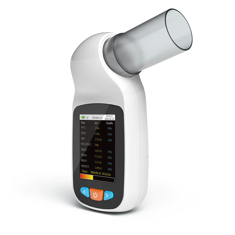 SP70B Digital Bluetooth Spirometer for Lung Function Assessment