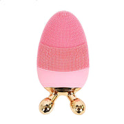 Pore Cleanser and Facial Slimming Device with Silicone Pink