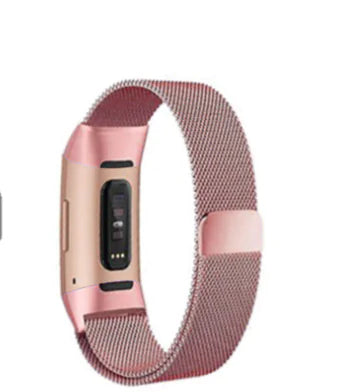 Aptus Praxis Stainless Steel Milanese Loop for Fitbit Charge 3