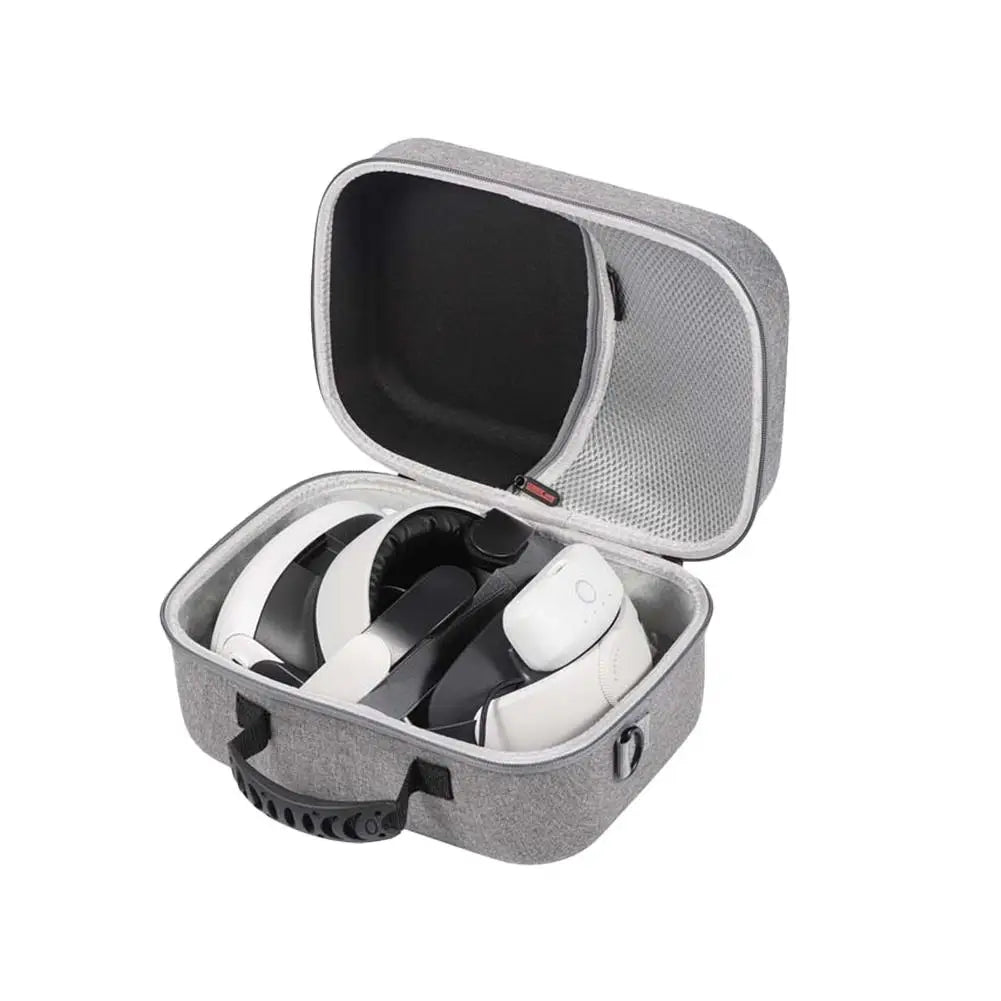 Carrying Case For BOBOVR M3 Pro BOBOVR S3 Pro Meta Quest 3 Kiwi Elite Head Strap VR and Controller Grips Travel Storage Case Grey
