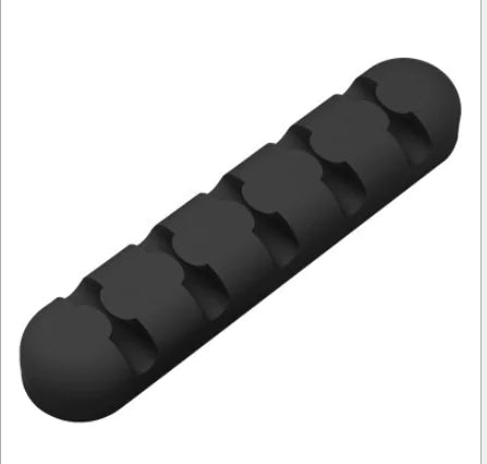 Aptus Praxis Silicone Cable Organizer Clips - Desktop Cord Holder & Management