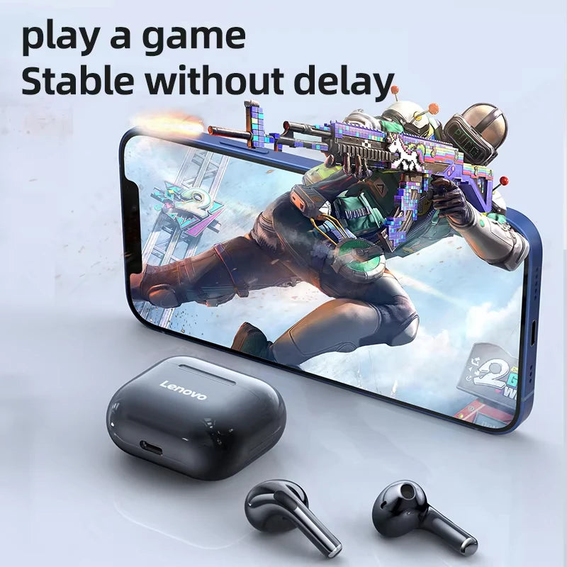 New LP40 NEW Bluetooth V5.0 Earphones Anti-sweat Lightweight Headphones Compatible With Smart Phone Laptop Computer Earbuds