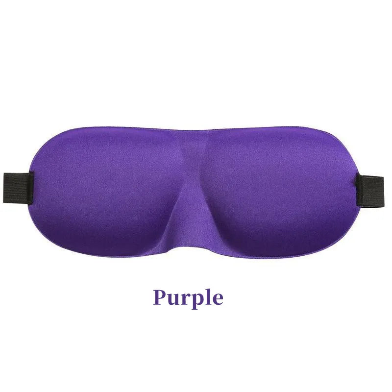 3D Sleeping Mask Eyepatch Block Out Light Eye Mask Soft Cover Rest Relax Sleep Aid Women Men Portable Blindfold Travel Eyepatch