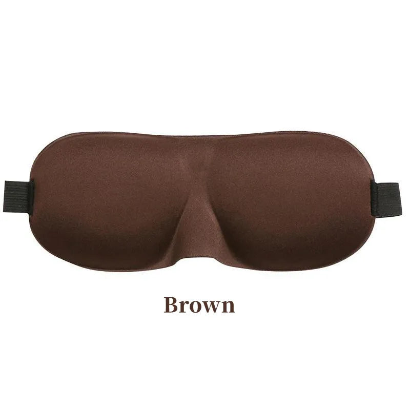 3D Sleeping Mask Eyepatch Block Out Light Eye Mask Soft Cover Rest Relax Sleep Aid Women Men Portable Blindfold Travel Eyepatch