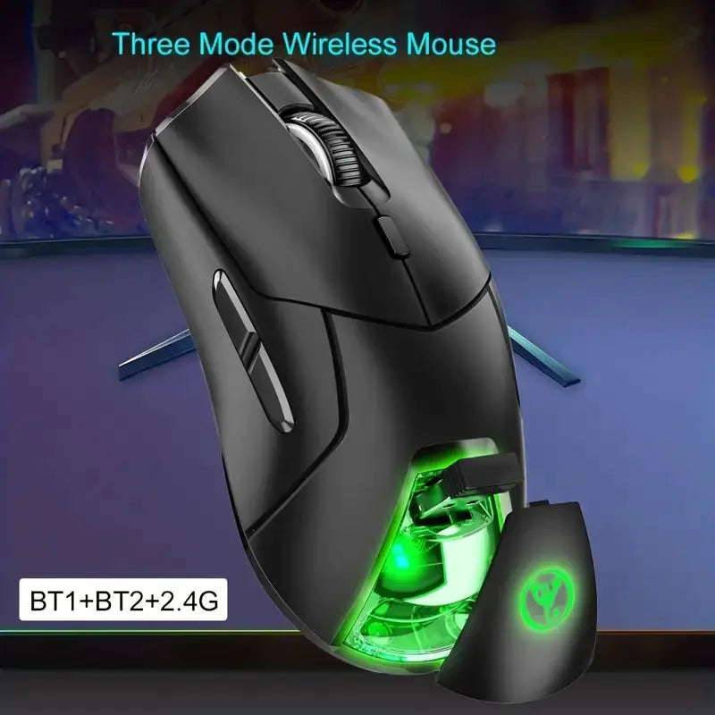 HXSJ 2.4G Wireless Gaming Mouse with Silent Clicks (4000 DPI)