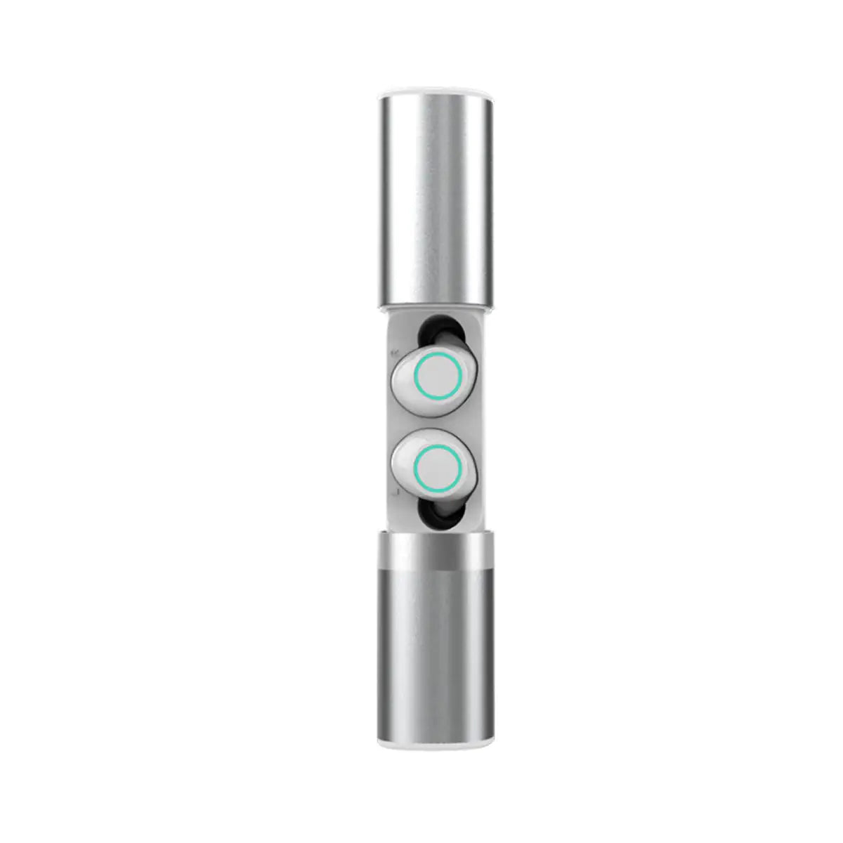 True Twin 2 In 1 Wireless Headphones With Phone Charger STRIKING SILVER