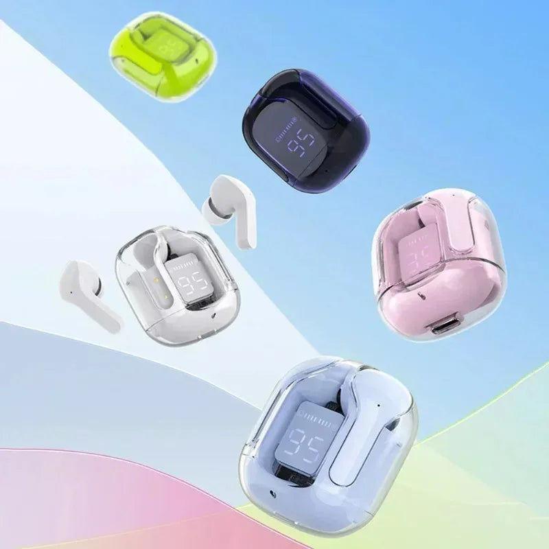 New Wireless Mini Earbuds LED Power Digital Display TWS Wireless Headset Stereo Sound Bluetooth Headphones for smartphones