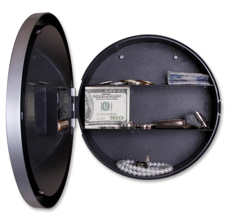 Clock Safe for Jewelry Storage and Display