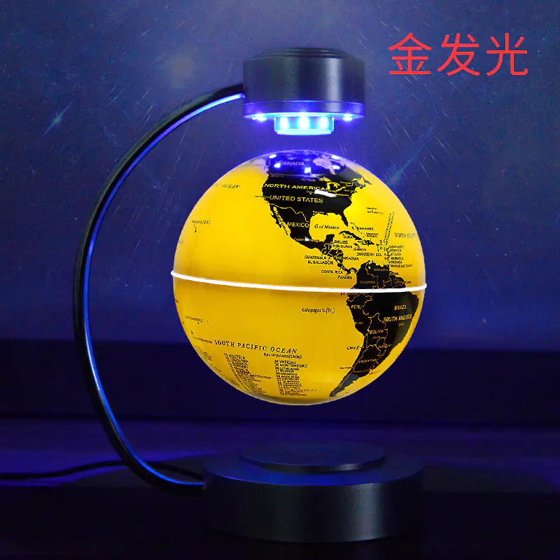 6-Inch Magnetic Levitation Globe with LED Home Decor