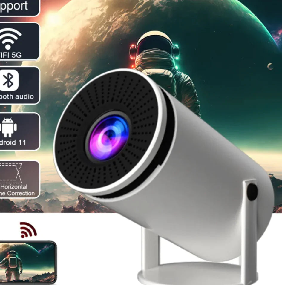 Aptus Praxis Smart HD Projector - 720p WiFi & Bluetooth (4K Support)