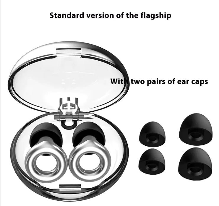 Silent Rest Sleep Earplugs Silver
