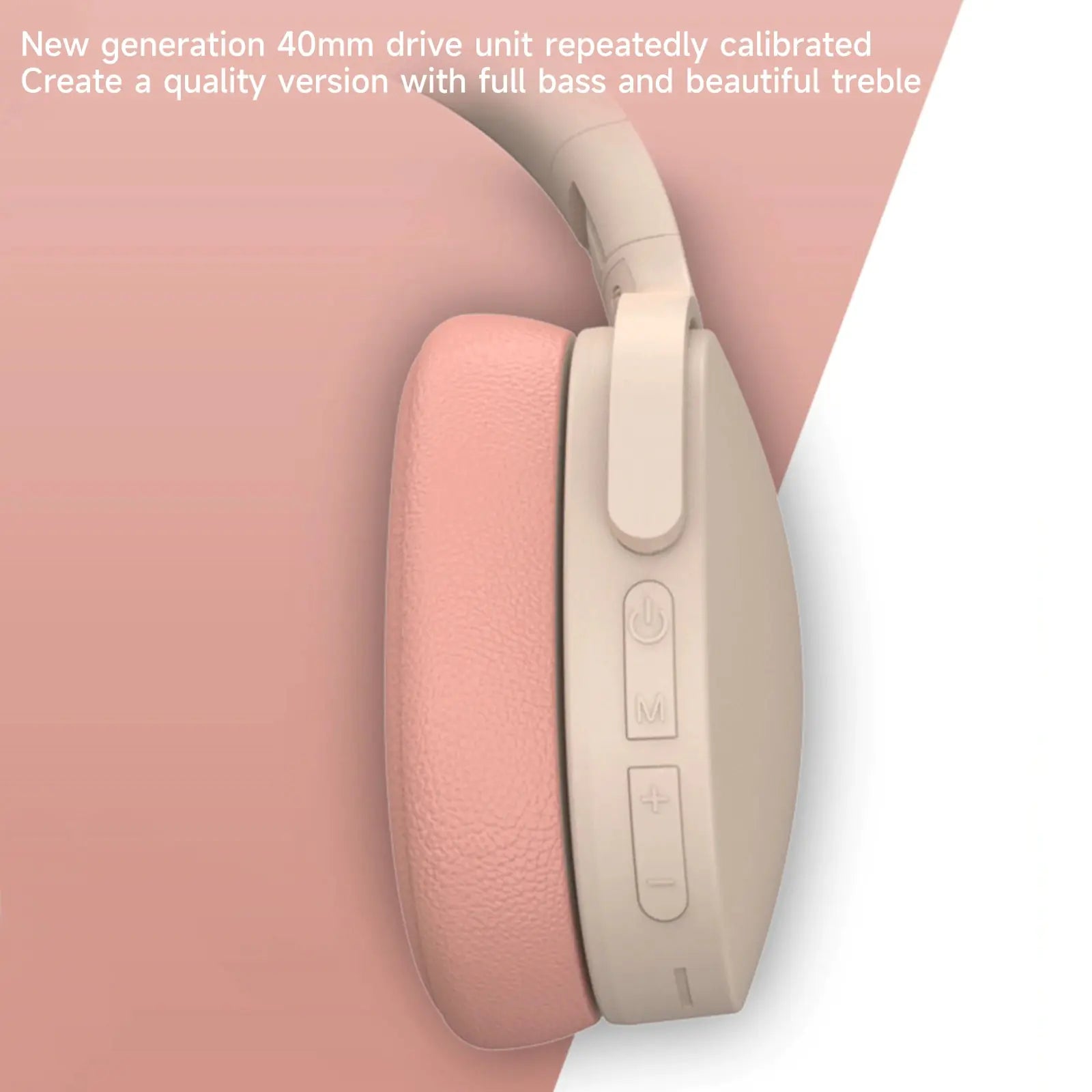 Aptus Praxis P47 Foldable Wireless Headphones - Bluetooth 5.1 & Noise Canceling