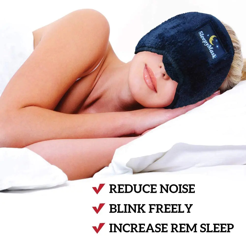 Sleepy Mask Innovative Light-Blocking Travel Sleep Mask with Above-Nose Design