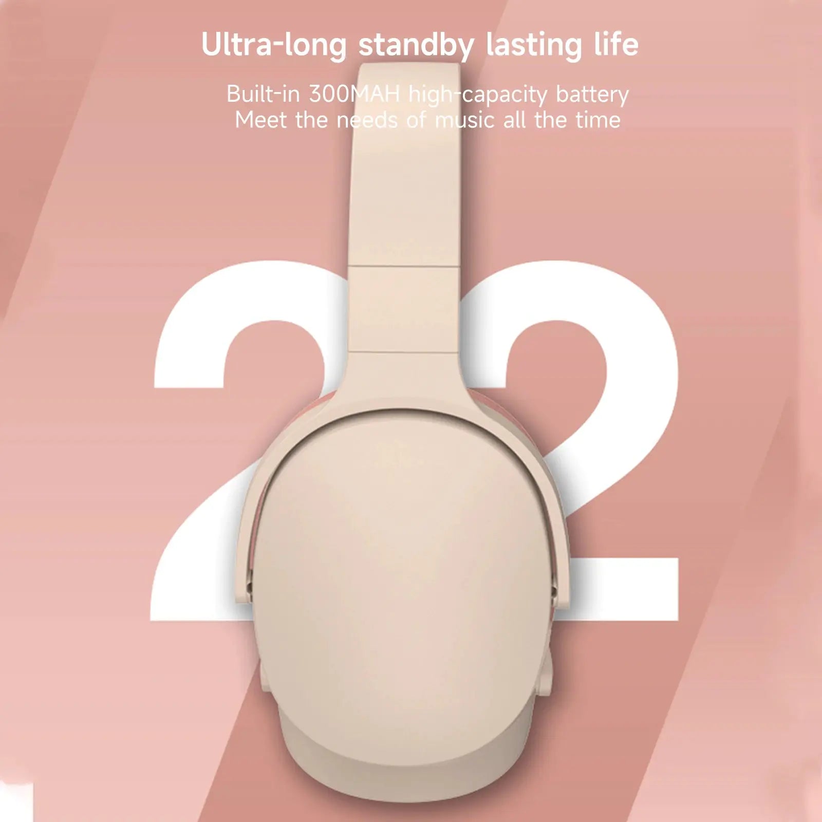Aptus Praxis P47 Foldable Wireless Headphones - Bluetooth 5.1 & Noise Canceling