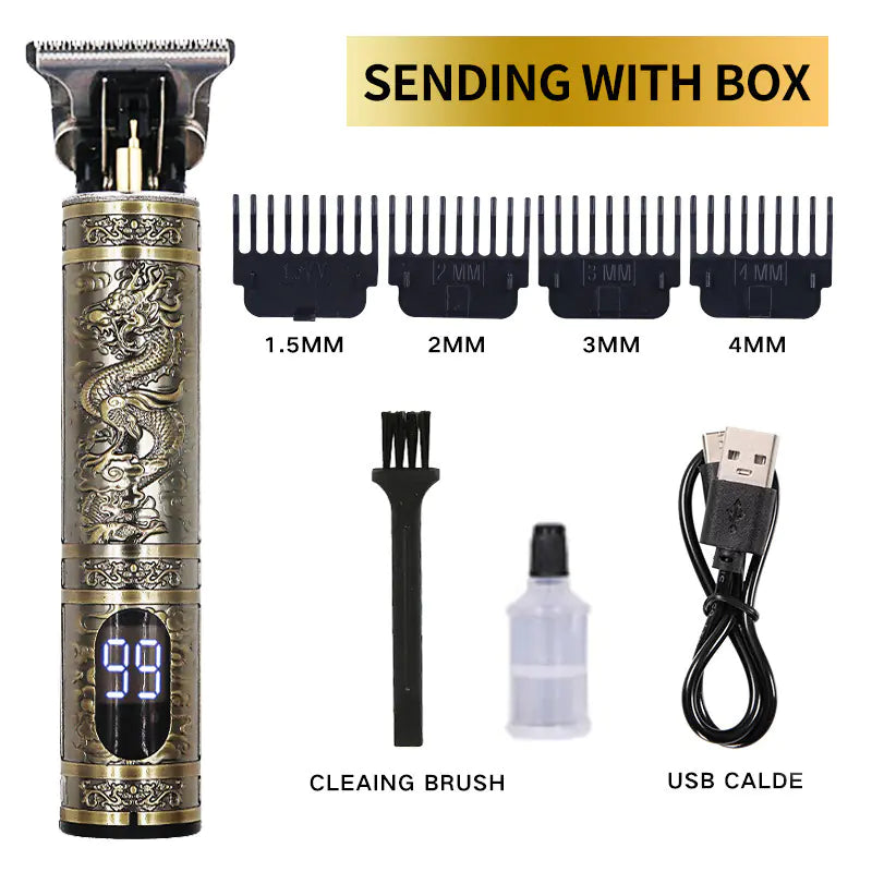 Aptus Praxis Professional T-Blade Hair Clipper & Trimmer with Artistic Designs
