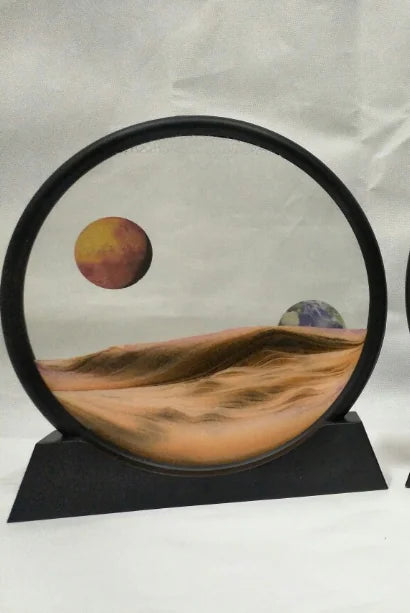 Liquid Sand Art Planet Home Decor Sand Painting