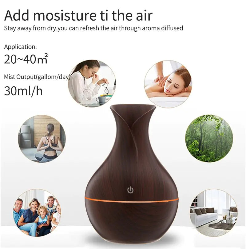Aptus Praxis Color-Changing LED Ultrasonic Aromatherapy Diffuser