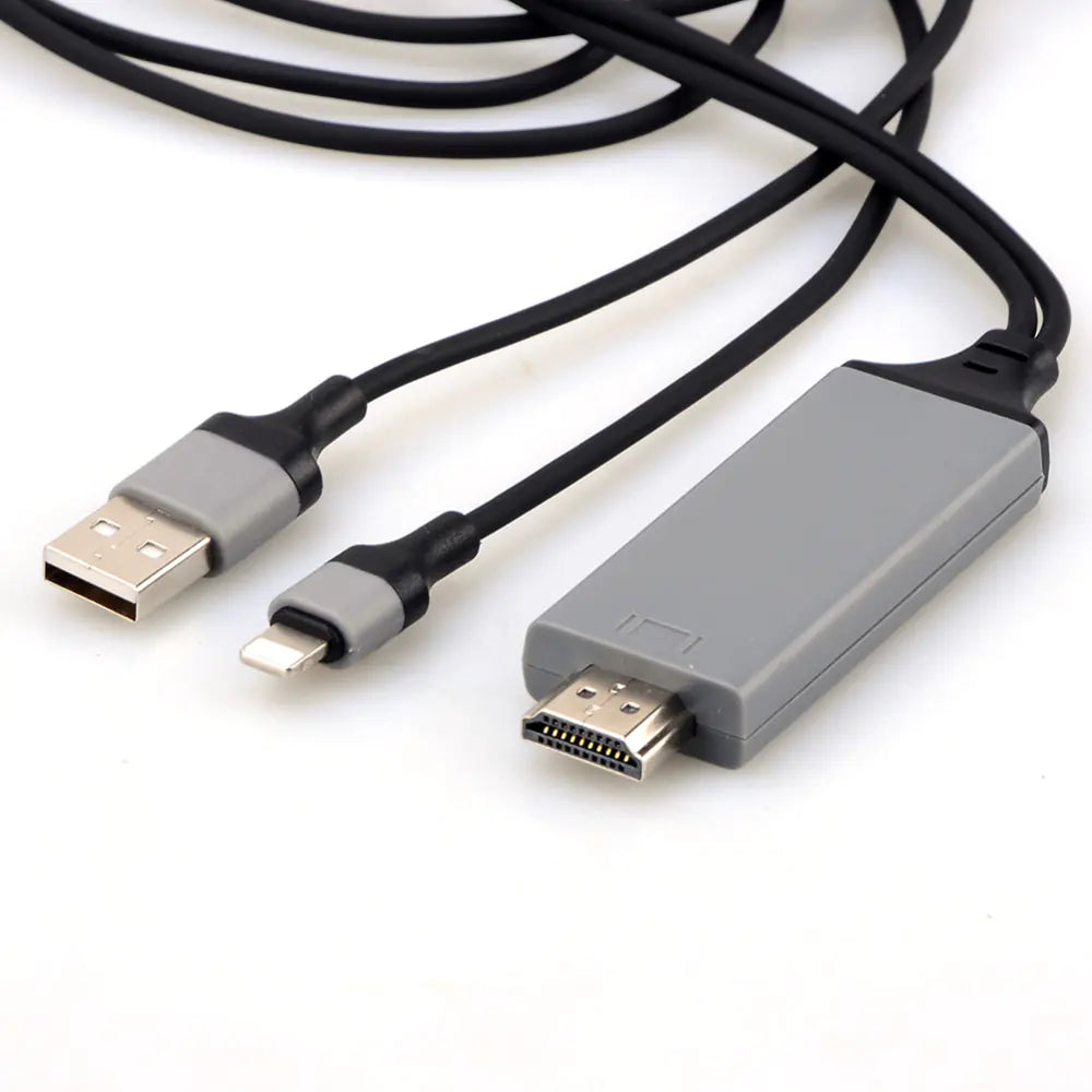 Aptus Praxis HD Mobile Video & Data Cable - iOS to TV/Projector/Car Screen (1080P)