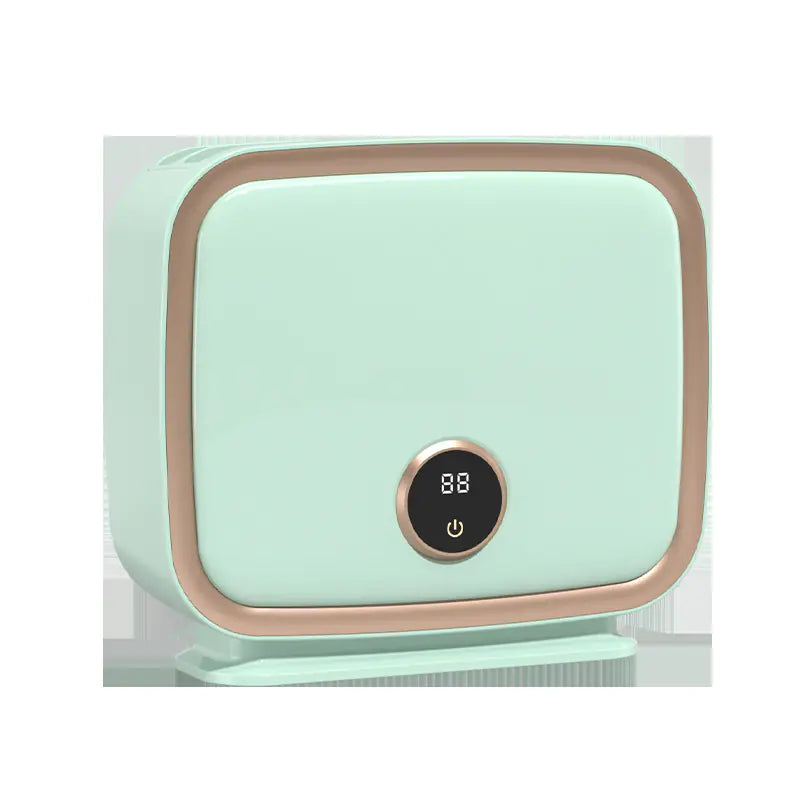 Smart UV Sterilizer for Cutlery Storage and Display Light green