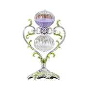 Metal Hourglass Timer - Creative Heart-Shaped Decor