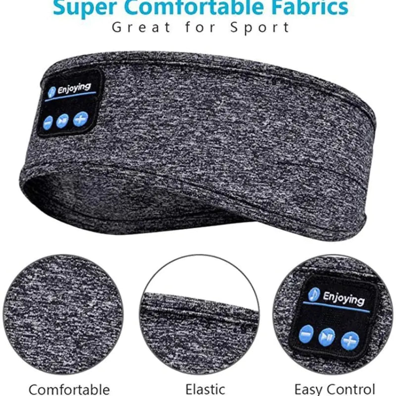 Sleep Headphone Headband for Insomnia and Noise Reduction Gray