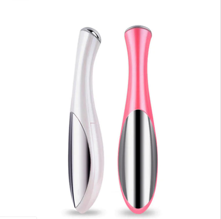 Eye Massage Pen for Relaxation and Relief White English packaging (without battery)