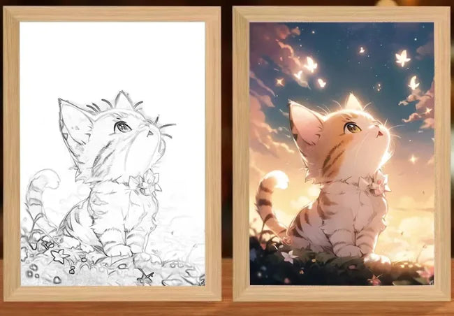 Glow LED Pet Paintings