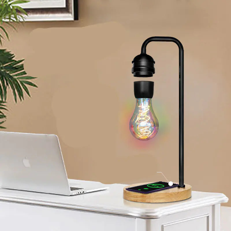 Magnetic Levitation Lamp with Wireless Charging Function