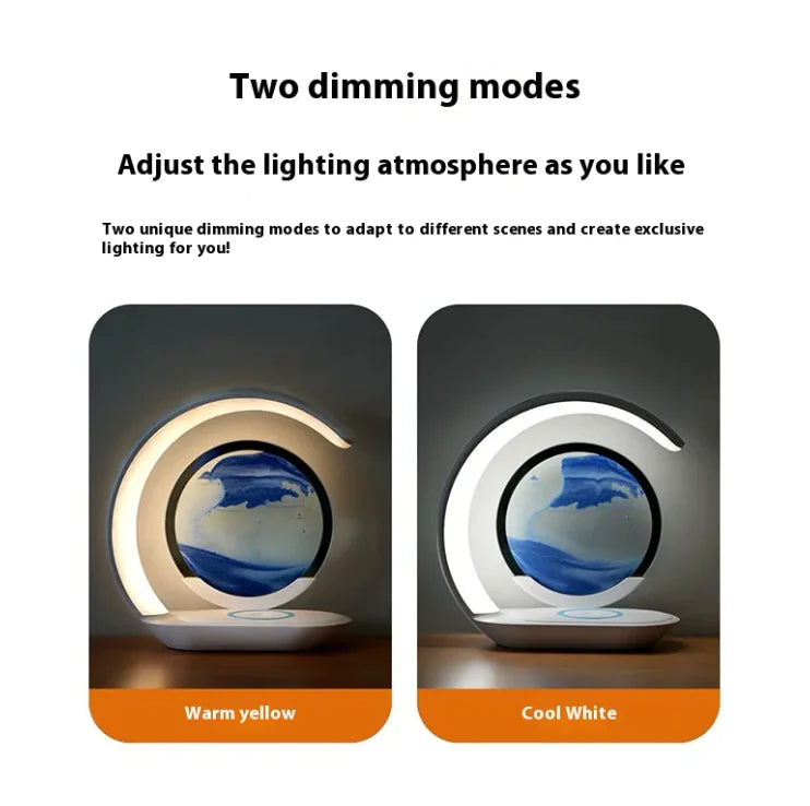 Wireless Charging Sand Art Lamp