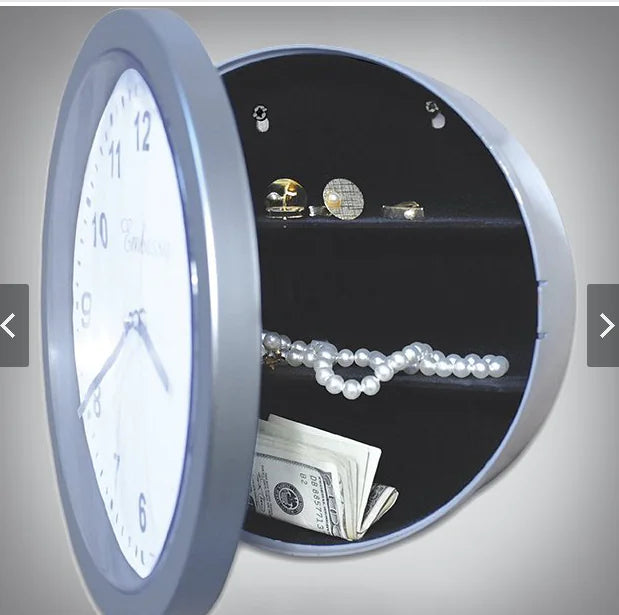 Clock Safe for Jewelry Storage and Display