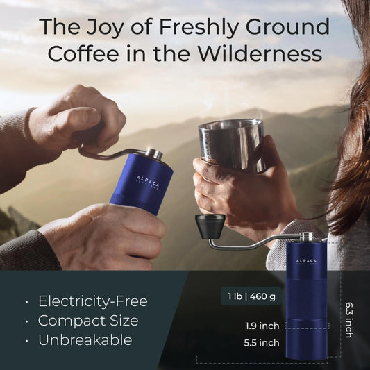 Manual Coffee Grinder (Blue)
