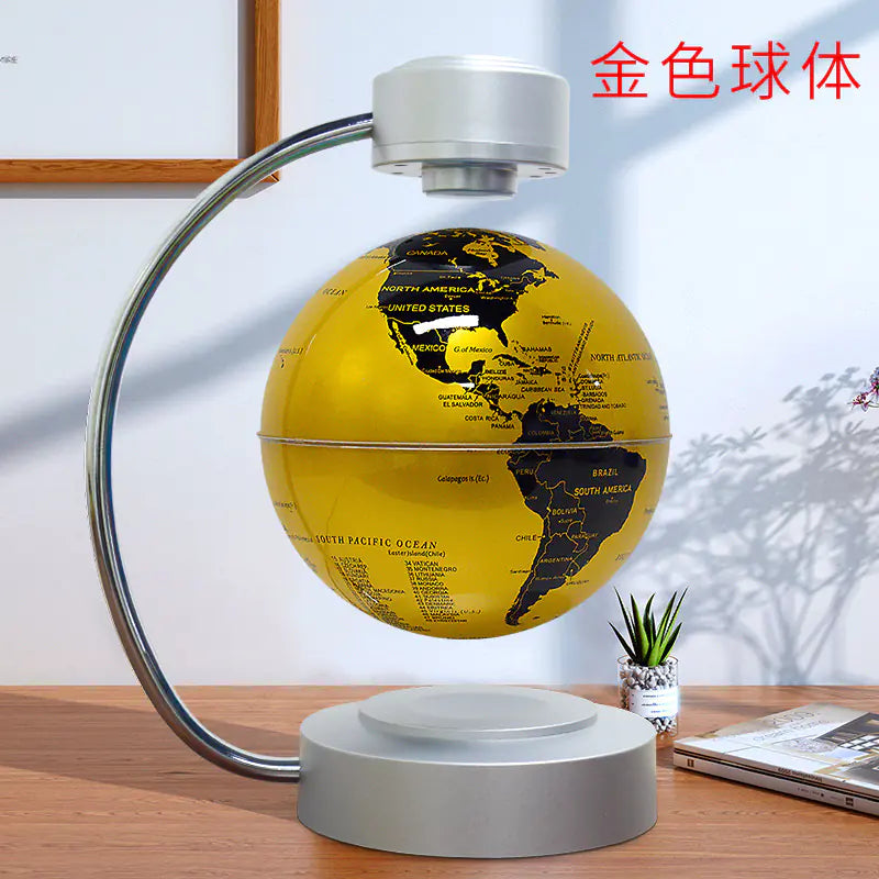 6-Inch Magnetic Levitation Globe with LED Home Decor