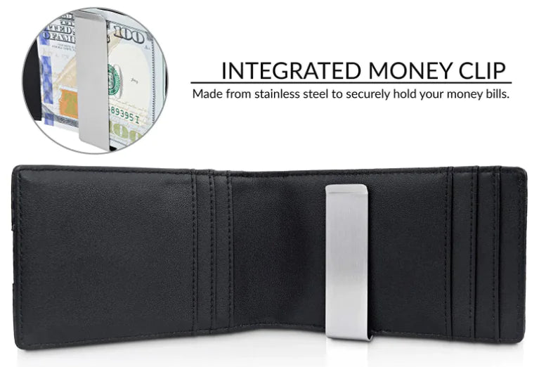 Men’s RFID Safe Swipe Leather Wallet