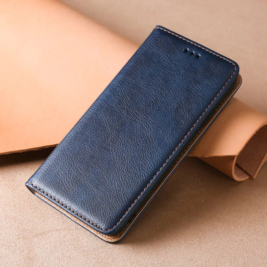 Magnetic Flip Phone Case for Google Pixel 3 XL & 4A Blue Pixel 5XL