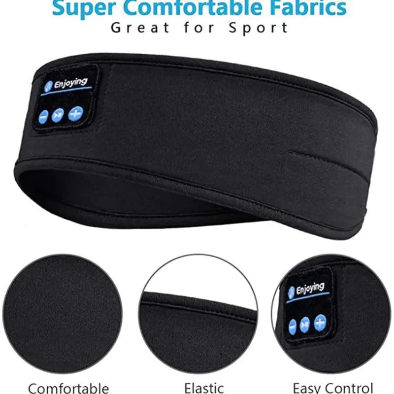 Sleep Headphone Headband for Insomnia and Noise Reduction Black
