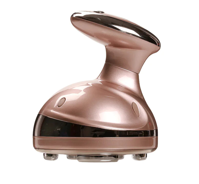 Slimming Device with Ultrasonic Vibration Massage Champagne gold