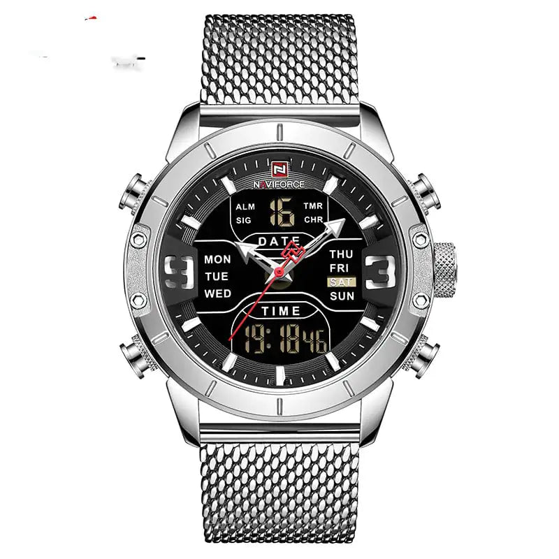 Aptus Praxis Men's Analog-Digital Business Watch with Alarm & Calendar