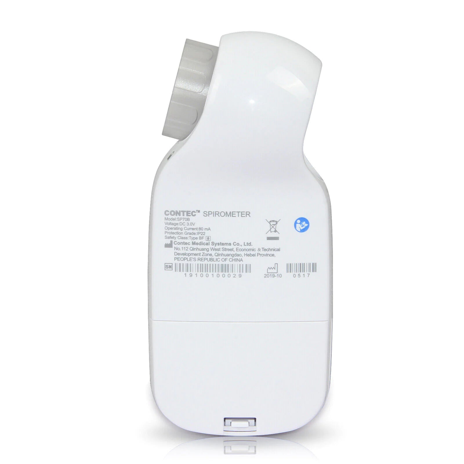 SP70B Digital Bluetooth Spirometer for Lung Function Assessment