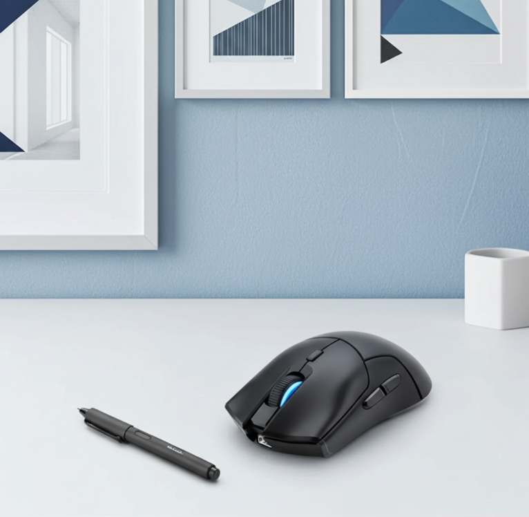 HXSJ 2.4G Wireless Gaming Mouse with Silent Clicks (4000 DPI)