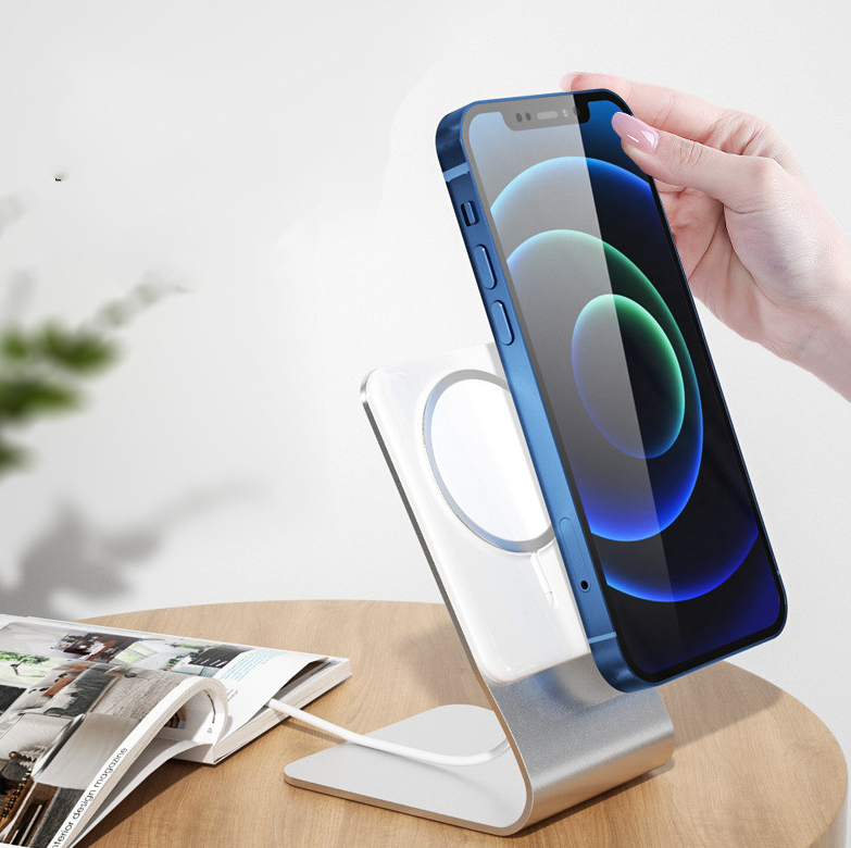 Aptus Praxis Aluminum Alloy Wireless Charging Stand for iPhone & AirPods
