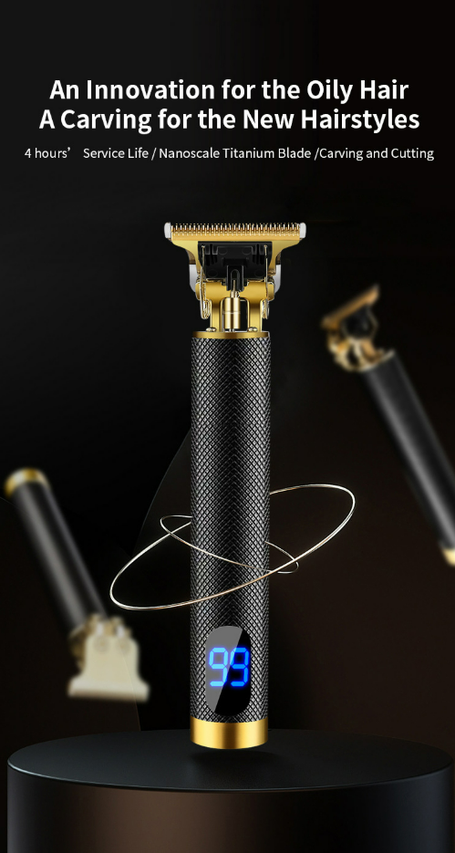 Aptus Praxis Professional T-Blade Hair Clipper & Trimmer with Artistic Designs