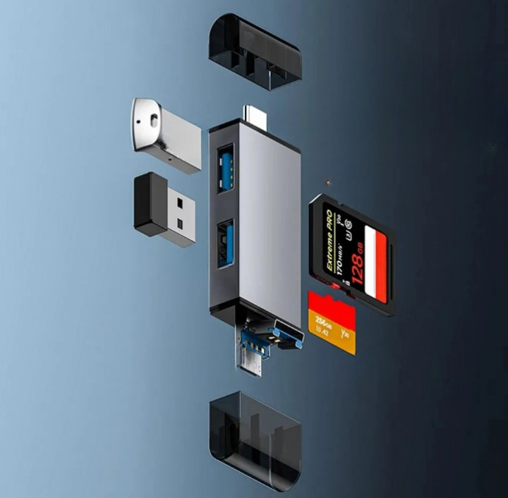 Aptus Praxis DataLink Pro 3.0 | 7-in-1 High-Speed Connectivity Hub