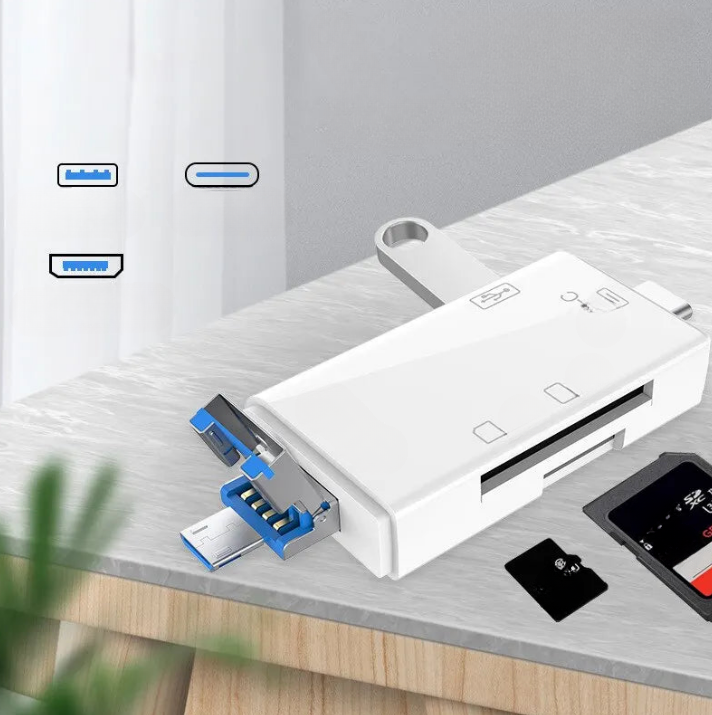 Aptus Praxis FusionHub | 6-in-1 OTG Smart Card Reader