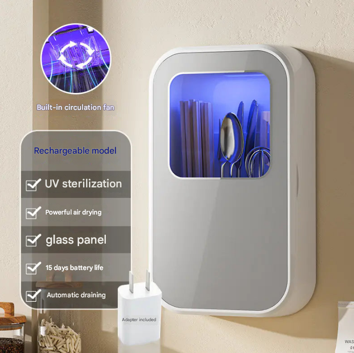 UV Charging Utensil Sanitizer for Home Use