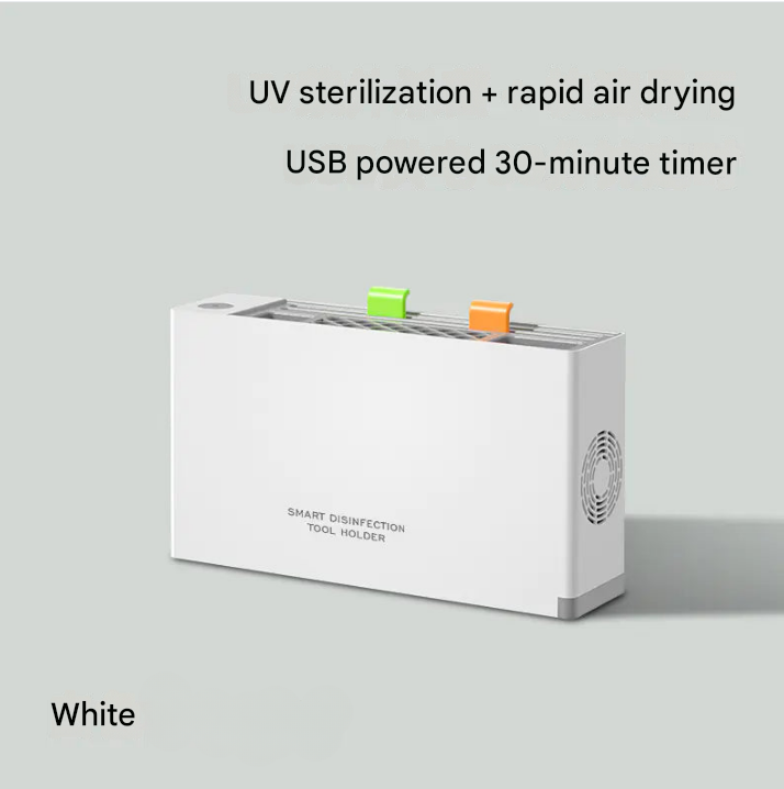 Smart UV Disinfecting Knife Rack for Kitchen Use