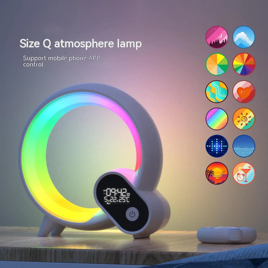 Q-Series Smart Sunrise Alarm Clock & Bluetooth Speaker