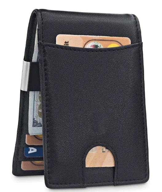Men’s RFID Safe Swipe Leather Wallet