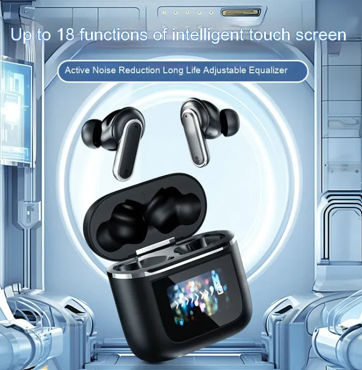 Aptus Praxis Smart Touchscreen Earbuds: Intuitive Audio Control